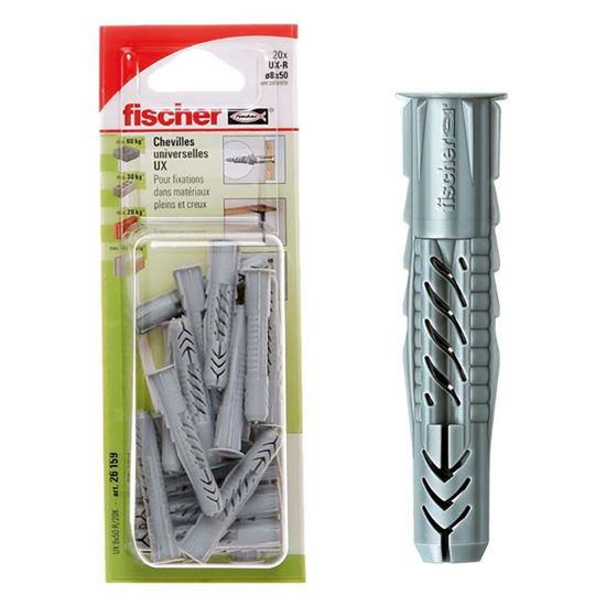 Immagine di TASSELLO UNIVERSALE IN NYLON, UX 10X60 R, 25 PEZZI