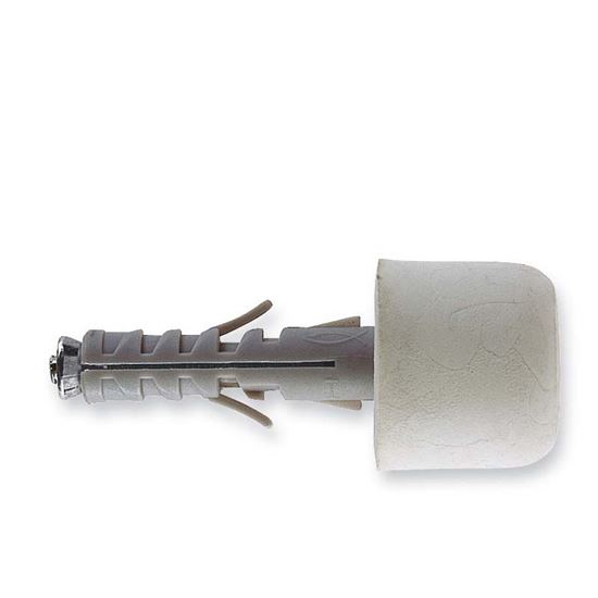 Immagine di TASSELLO IN NYLON, CON FERMAPORTE BIANCO, SB 9/12 K, 4 PEZZI