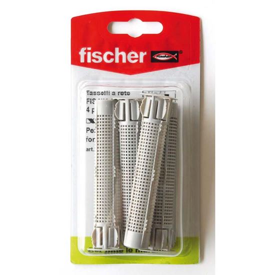 Immagine di 4 TASSELLI A RETE IN NYLON PER CHIMICO, DIMENSIONI H 16X85 K