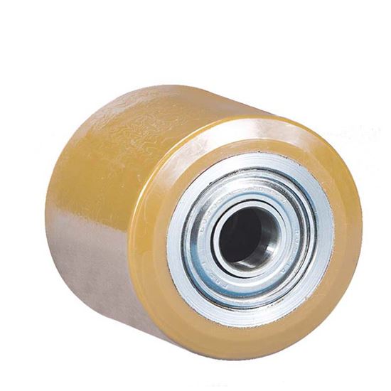 Immagine di RULLO TRANSPALLET IN POLIAMMIDE 6, CON CUSCINETTI A SFERE, Ø82X60 MM, PORTATA 700 KG