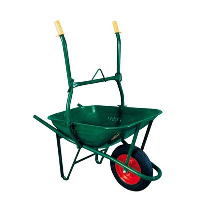 Immagine di CARRIOLA ITALIANA RIBALTABILE CAPACITÀ 75 LT, SPESSORE 8/10 CM, TUBO Ø 30 MM