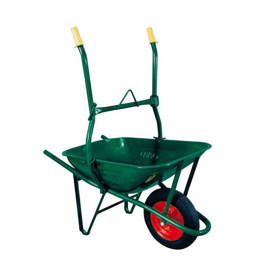 Immagine di CARRIOLA ITALIANA RIBALTABILE CAPACITÀ 75 LT, SPESSORE 8/10 CM, TUBO Ø 30 MM