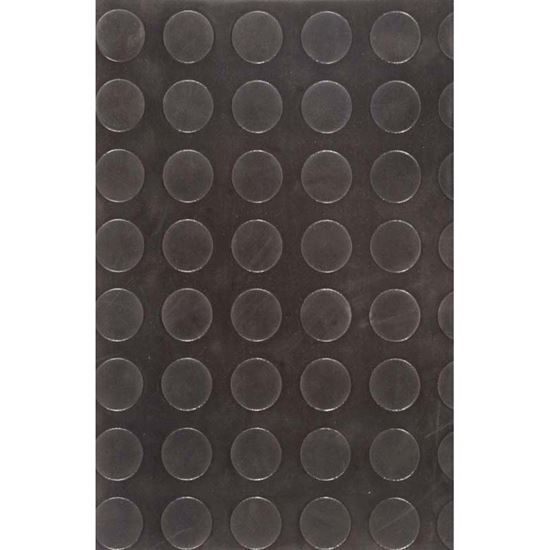 Immagine di PAVIMENTO IN GOMMA SBR, SPESSORE 3 MM, H 1,25 MT, PESO 4,5 KG/M², COLORE NERO, SUPERFICIE BOLLO