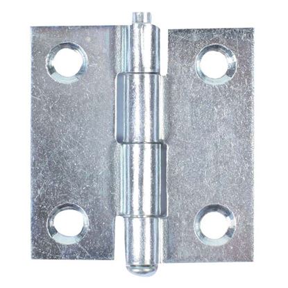 Immagine di 2 CERNIERE SPINA ESTRAIBILE, ZINCATA, 2 PEZZI, 45X35 MM