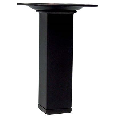 Immagine di PIEDE FISSO, CON PIASTRA, COLORE NERO, 25X25X H700 MM