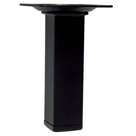 Immagine di PIEDE FISSO, CON PIASTRA, COLORE NERO, 25X25X H700 MM