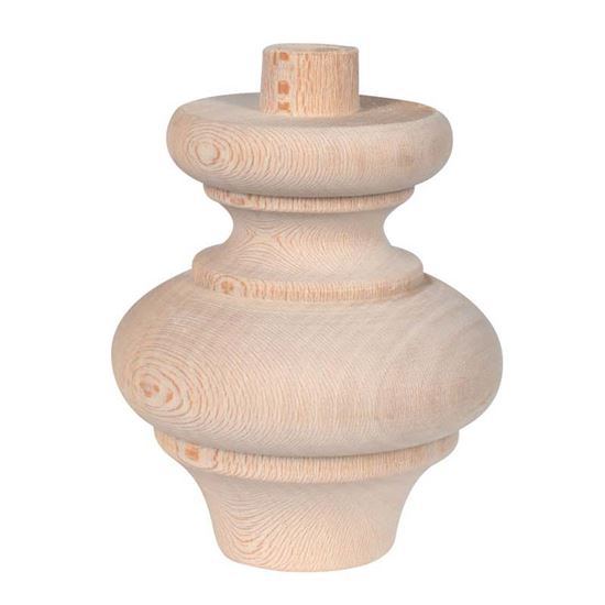 Immagine di PIEDE IN LEGNO NATURALE, Ø 74X80 MM