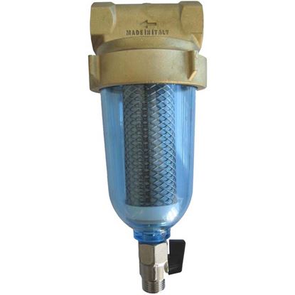 Immagine di FILTRO DISSABBIATORE, TESTA OTTONE, AUTOPULENTE, 1/2"