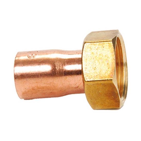 Immagine di CODOLO RAME, ATTACCO PIANO, F 3/4"X22 MM
