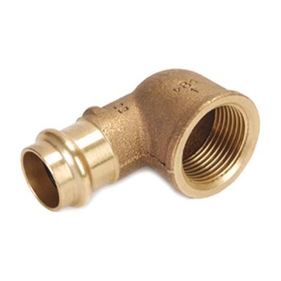 Immagine di GOMITO B-PRESS GAS BANNINGER, F 1/2"X Ø 18 MM
