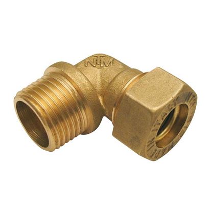 Immagine di GOMITO MECCANICO, RAME, M 1/2"X12 MM