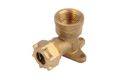 Immagine di GOMITO MECCANICO, CON FLANGIA, F 1/2"X16 MM