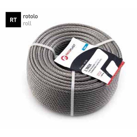 Immagine di FUNE INOX 316, MM 4X10 MT