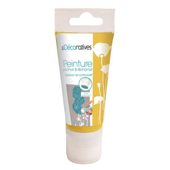 Immagine di COLORE ACRILICO, DENSO, IDEALE PER STENCIL, 50 ML , COLORE ANIS