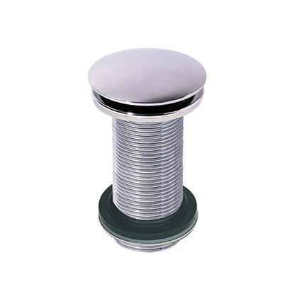 Immagine di PILETTA LAVABO QUICK-CLACK WIRQUIN, TONDA, ALTEZZA 100 MM, CON TROPPO PIENO