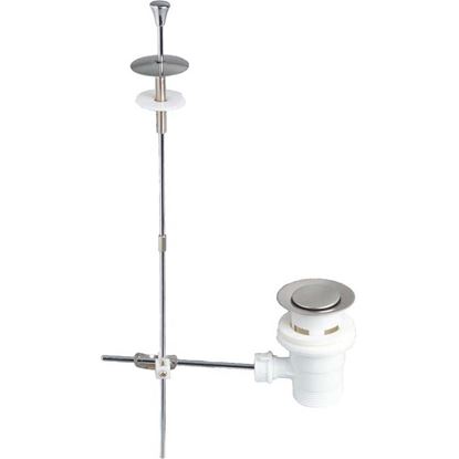 Immagine di PILETTA LAVABO WIRQUIN, CON ASTA, PP, 1"1/4