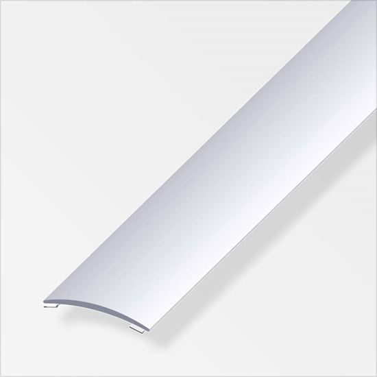 Immagine di PROFILO DI RACCORDO AUTOADESIVO, 40X5 MM, 1,0 MT, ALLUMINIO ARGENTO