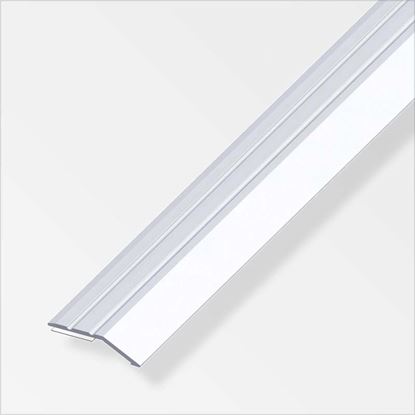 Immagine di PROFILO DI CHIUSURA AUTOADESIVO, 30X5 MM, 1,0 MT, ALLUMINIO ARGENTO