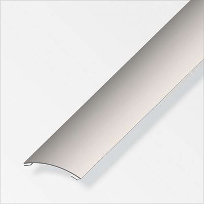 Immagine di PROFILO DI RACCORDO AUTOADESIVO, 30X4 MM, ACCIAIO INOX, 1,0 MT