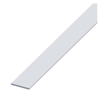 Immagine di BARRA PIATTA ALLUMINIO ARGENTO, 15X2 MM, 1,0 MT