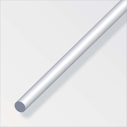 Immagine di BARRA TONDA ALLUMINIO ARGENTO, 6 MM, 1 MT