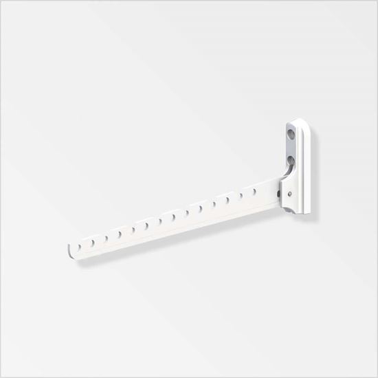Immagine di APPENDIABITI ALLUMINO, COLORE BIANCO, 330 MM