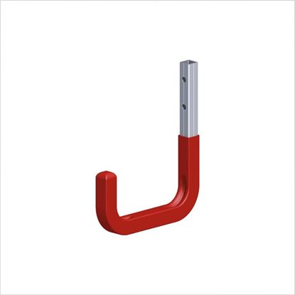 Immagine di GANCIO ALLUMINIO, TIPO 4, COLORE ROSSO, 115X140 MM