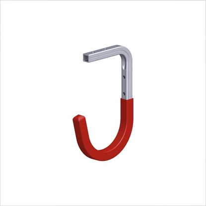 Immagine di GANCIO ALLUMINIO, TIPO 8, COLORE ROSSO, 100X165 MM