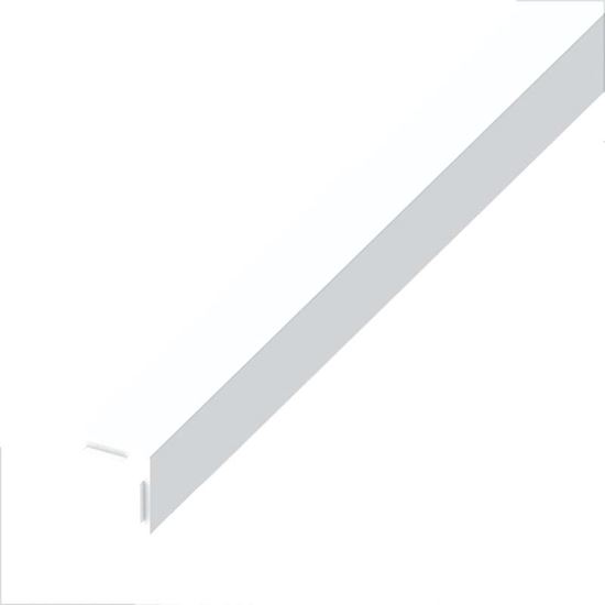 Immagine di ANGOLARE AUTOADESIVO, PVC, INOX, 20X20 MM, 2,5 MT
