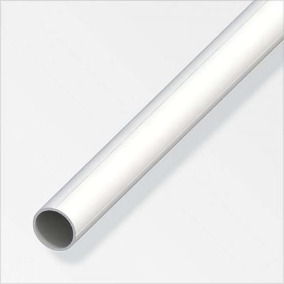 Immagine di TUBO TONDO PVC, BIANCO, 1,00 MT, 19,5 MM