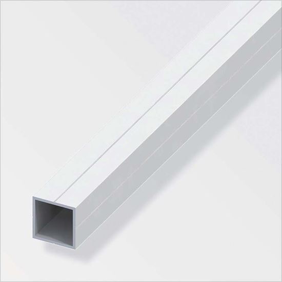 Immagine di TUBO QUADRATO, PVC, COLORE BIANCO, 1,0 MT, 23,5 MM