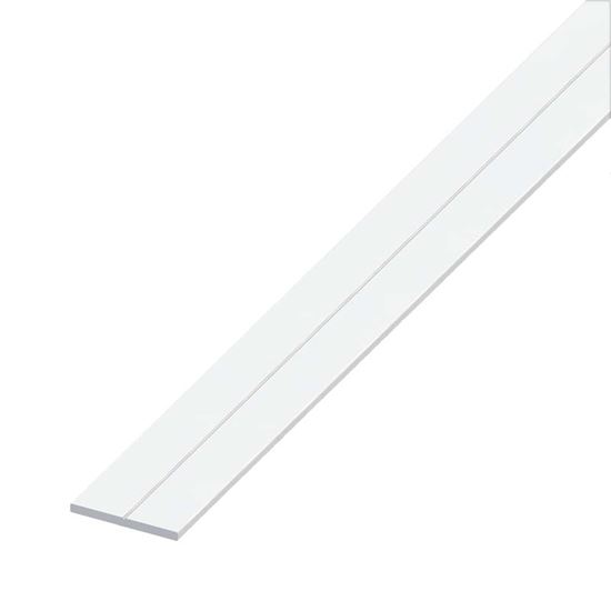 Immagine di BARRA PIATTA PVC, COLORE BIANCO, 29,5X3 MM, 1 MT