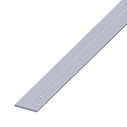 Immagine di BARRA PIATTA, ALLUMINIO NATURALE, 19,5X2 MM, 1 MT