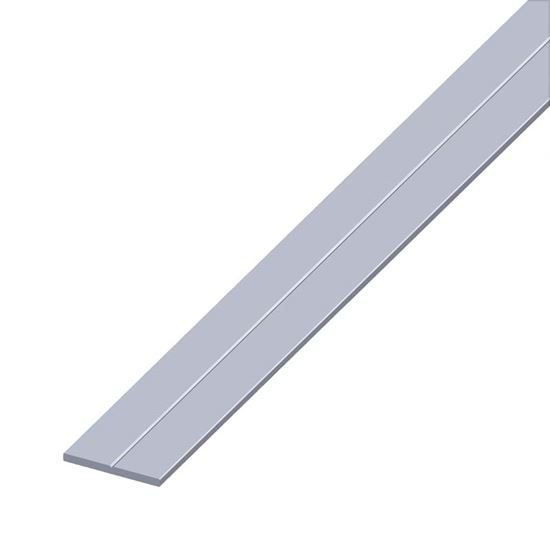 Immagine di BARRA PIATTA, ALLUMINIO NATURALE, 19,5X2 MM, 2,5 MT