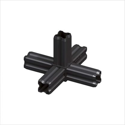 Immagine di GIUNTURA A NODO, 5 PERNI, 23,5 MM, COLORE NERO