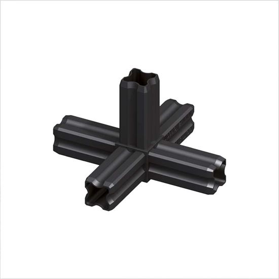 Immagine di GIUNTURA A NODO, 5 PERNI, 23,5 MM, COLORE NERO