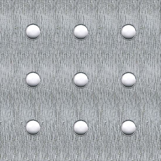 Immagine di LAMIERA PERFORATA, ALLUMINIO NATURALE, 250X500X1,5 MM