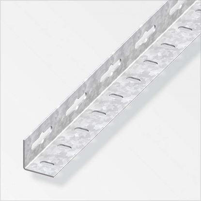 Immagine di ANGOLARE PERFORATO 35,5X35,5 MM, ACCIAIO ZINCATO, 1 MT