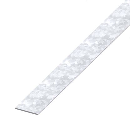 Immagine di BARRA PIATTA ACCIAIO ZINCATO, 1 MT, 35,5X1,5 MM