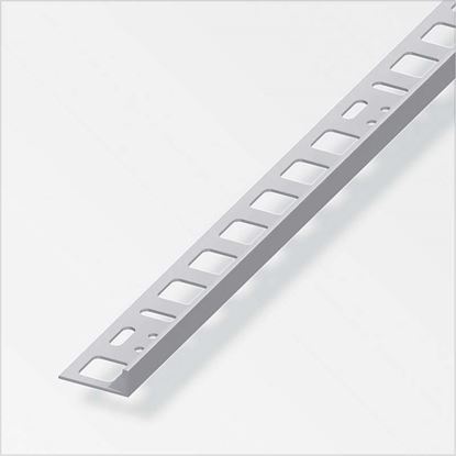 Immagine di PROFILO PER PIASTRELLE DI CHIUSURA, ACCIAIO INOX, 12,5X21 MM, 2,5 MT