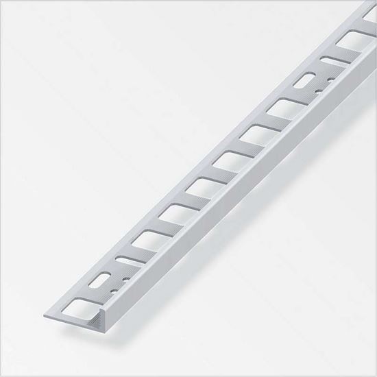 Immagine di PROFILO DI RIFINITURA, PVC GRIGIO MANHATTAN, 2,5 MT, 10X21 MM