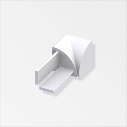 Immagine di ANGOLO INTERNO, BIANCO BRILLANTE SS, 8 MM
