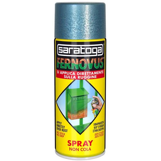 Immagine di SMALTO SPRAY ANTIRUGGINE SARATOGA, FERNOVUS, 400 ML, COLORE VERDE PRATO