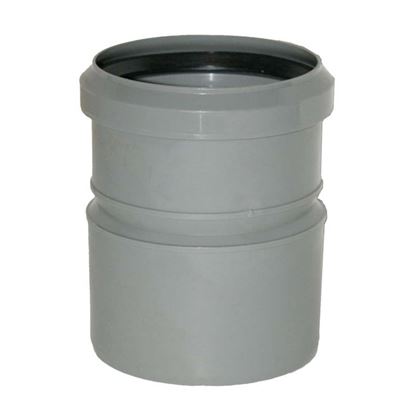 Immagine di MANICOTTO RIDOTTO, PER TUBI PVC/POLIPROPILENE, CON GUARNIZIONE, MF Ø 110/100 MM