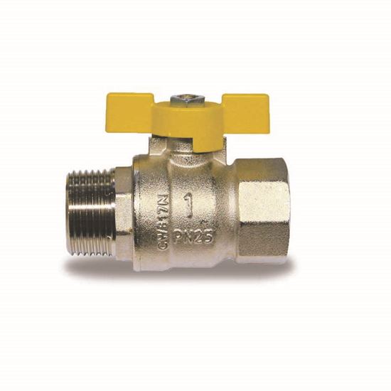 Immagine di VALVOLA A SFERA, IVR, GAS, FARFALLA, MF 1"