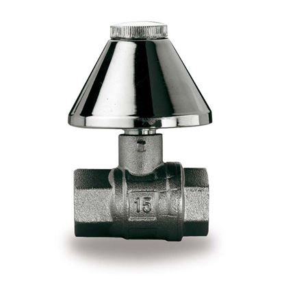 Immagine di VALVOLA SFERA, IVR, INCASSO, CAPPUCCIO, 3/4"