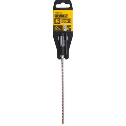 Immagine di PUNTA DEWALT, EXTREME 2, ATTACCO SDS-PLUS, 2 TAGLIENTI, PER MURO E CALCESTRUZZO, Ø 10X210 MM