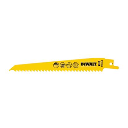 Immagine di LAMA DEWALT, BI-METAL DEMOLITION, PER SEGA GATTUCCIO, 4,2X228 MM, TAGLIO RAPIDO SU LEGNO DURO E TENERO, 5 LAME