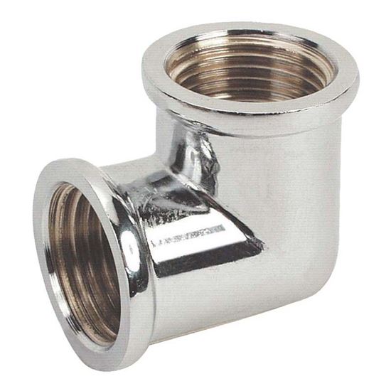 Immagine di GOMITO, OTTONE CROMATO, FF3/8"