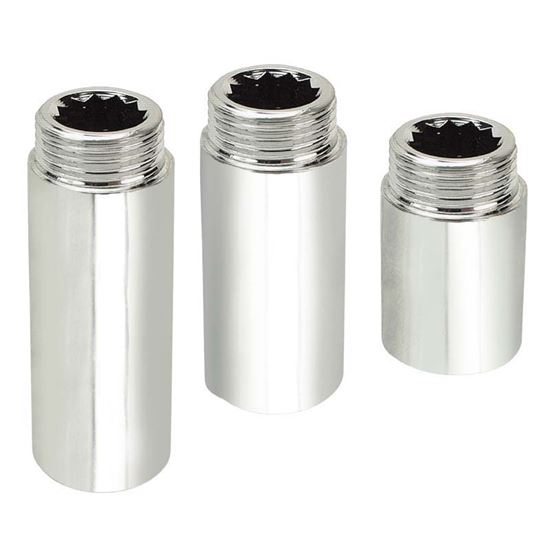 Immagine di PROLUNGA, OTTONE CROMATO, 3/4"X10 MM